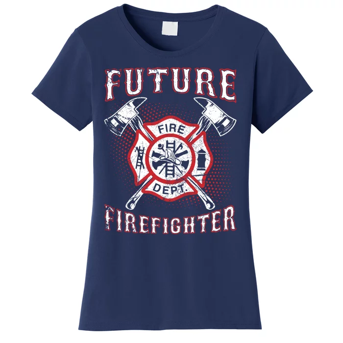 Future Firefighter Thin Red Line Firefighting Women's T-Shirt