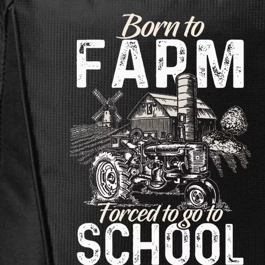 Funny Farmer Tractor Tractor Lover Rancher City Backpack