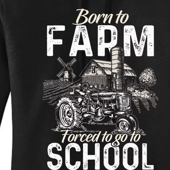 Funny Farmer Tractor Tractor Lover Rancher Women's Pullover Hoodie