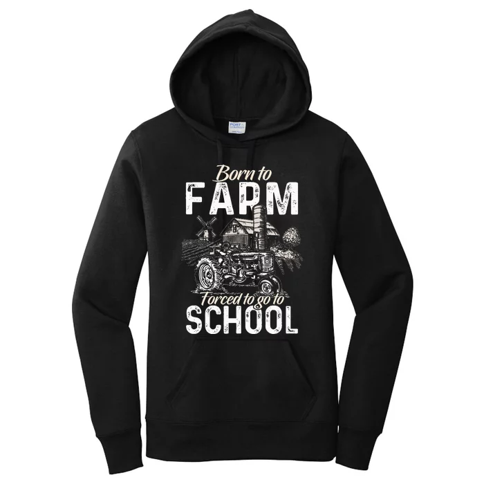 Funny Farmer Tractor Tractor Lover Rancher Women's Pullover Hoodie