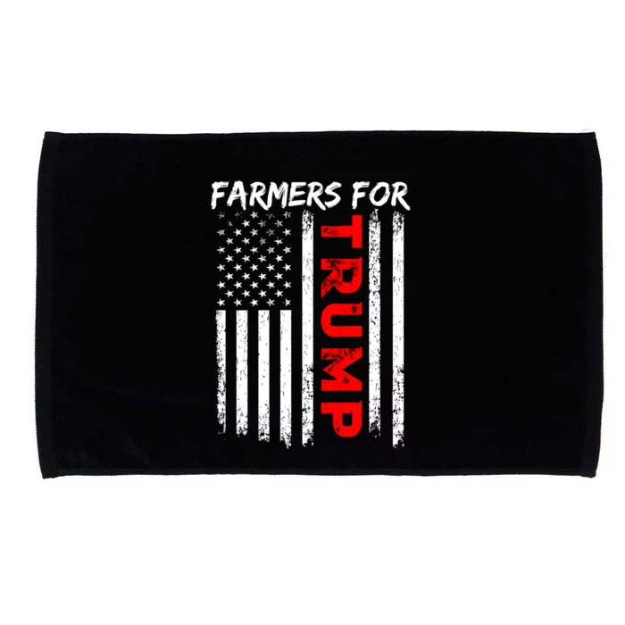 Farmers For Trump Take America Back Gift Microfiber Hand Towel