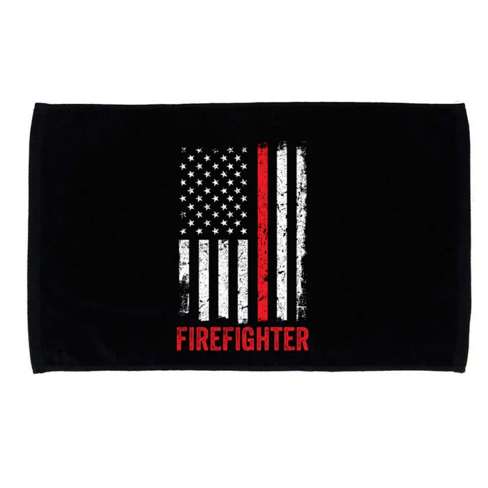 Firefighter Flag Thin Red Line Fire Fire Rescue Great Gift Microfiber Hand Towel