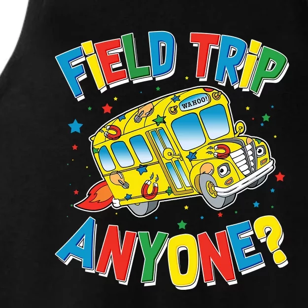 Funny Field Trip Anyone Ladies Tri-Blend Wicking Tank