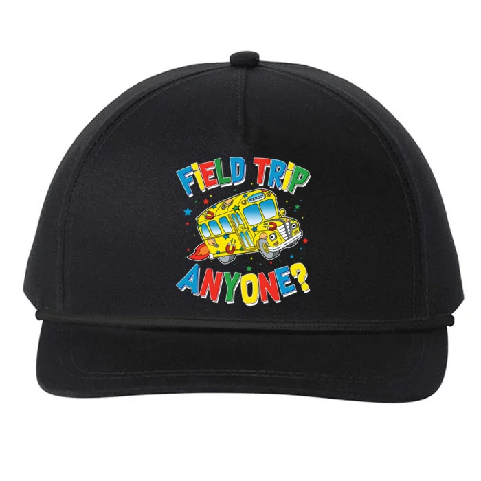 Funny Field Trip Anyone Snapback Five-Panel Rope Hat