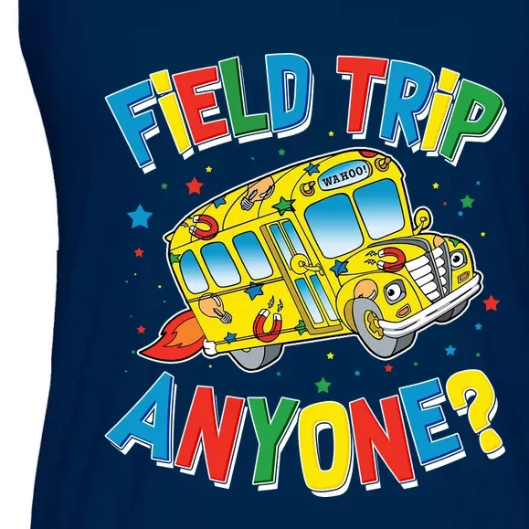 Funny Field Trip Anyone Ladies Essential Flowy Tank