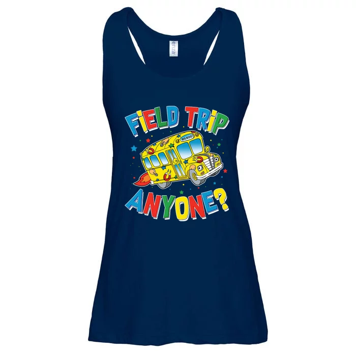 Funny Field Trip Anyone Ladies Essential Flowy Tank