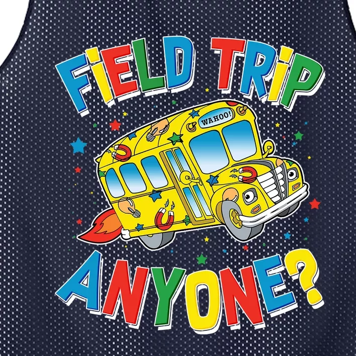 Funny Field Trip Anyone Mesh Reversible Basketball Jersey Tank