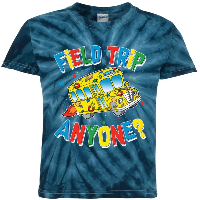 Funny Field Trip Anyone Kids Tie-Dye T-Shirt