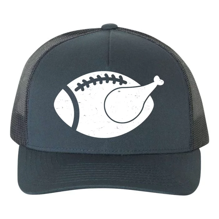 Funny Football Turkey Thanksgiving Sports Fan Yupoong Adult 5-Panel Trucker Hat