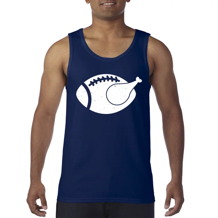 Funny Football Turkey Thanksgiving Sports Fan Tank Top