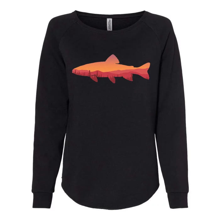 Fly Fishing Trout Fishing Fishing Lover Womens California Wash Sweatshirt