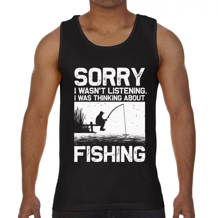 Funny Fishing Trout Bass Fisherman Vacation Comfort Colors® Tank Top