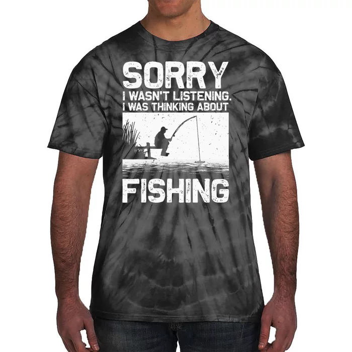 Funny Fishing Trout Bass Fisherman Vacation Tie-Dye T-Shirt