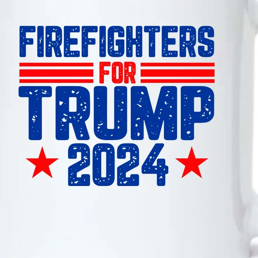 Firefighters For Trump 2024 Black Color Changing Mug