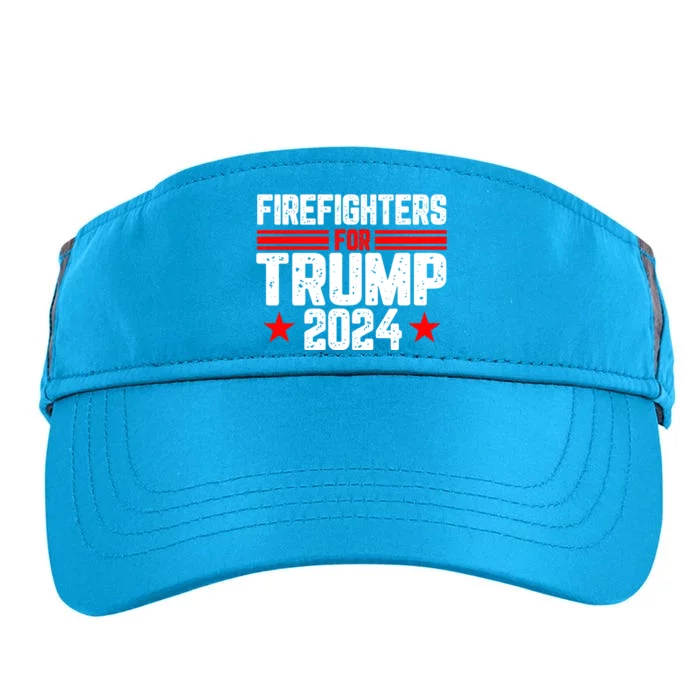 Firefighters For Trump 2024 Adult Drive Performance Visor