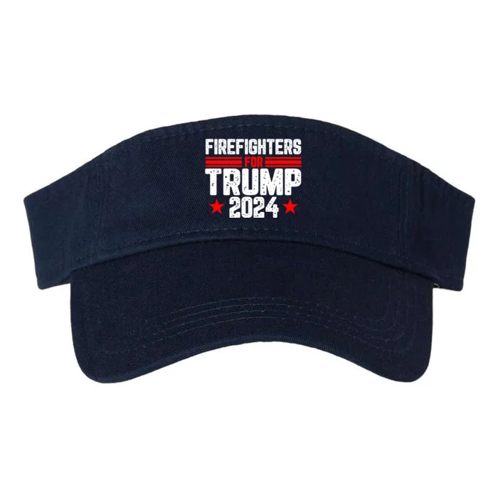 Firefighters For Trump 2024 Valucap Bio-Washed Visor