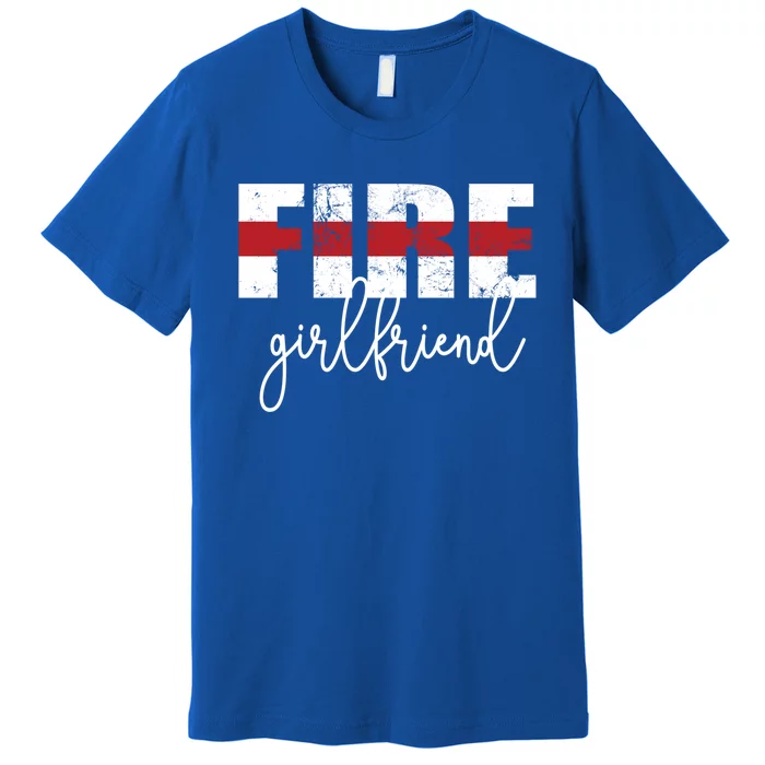 Fire Friend Thin Red Line Proud Firefighter Friend Gift Premium T-Shirt