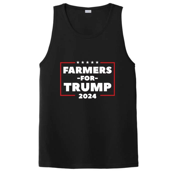 Farmers For Trump 2024 Performance Tank