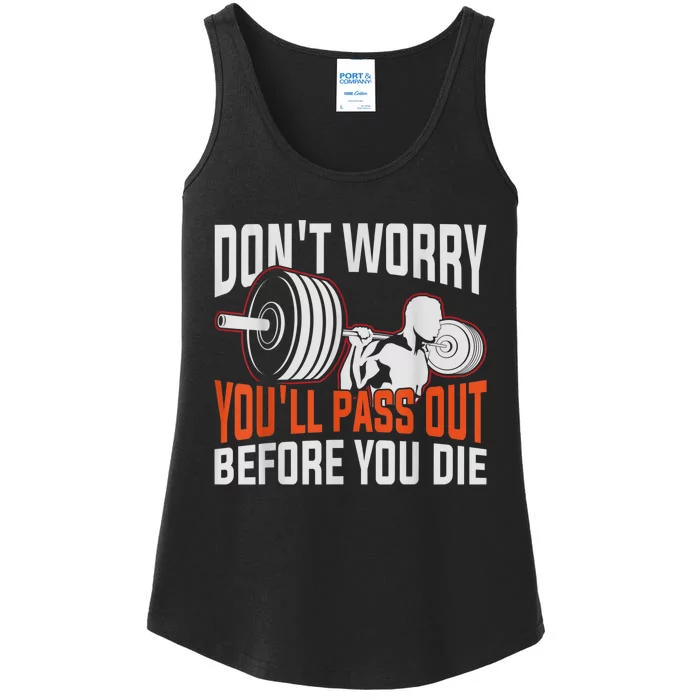 Funny Fitness Trainer Gift Gym Workout Personal Trainer Ladies Essential Tank