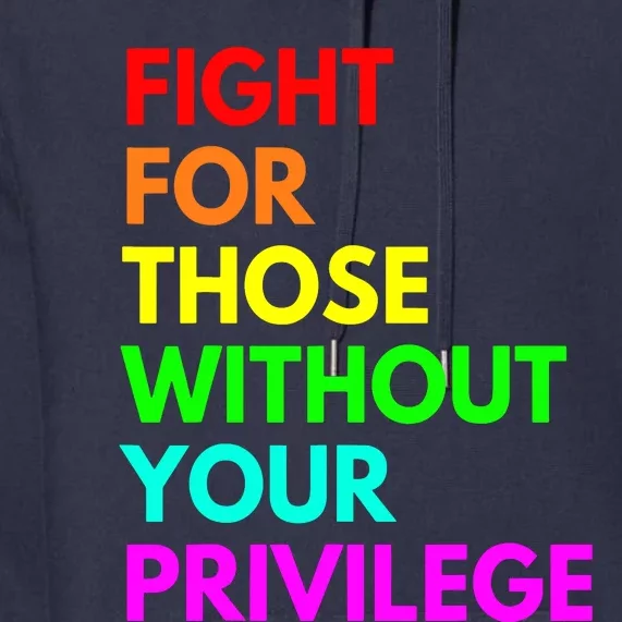 Fight For Those Without Your Privilege Civil Rights Equality VNeck Premium Hoodie