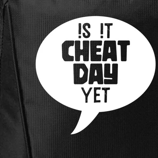 Funny Fitness Trainer Gift Pizza Fast Food Cheat Day Gift City Backpack