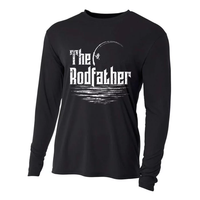 Funny Fishing The Rodfather Cooling Performance Long Sleeve Crew