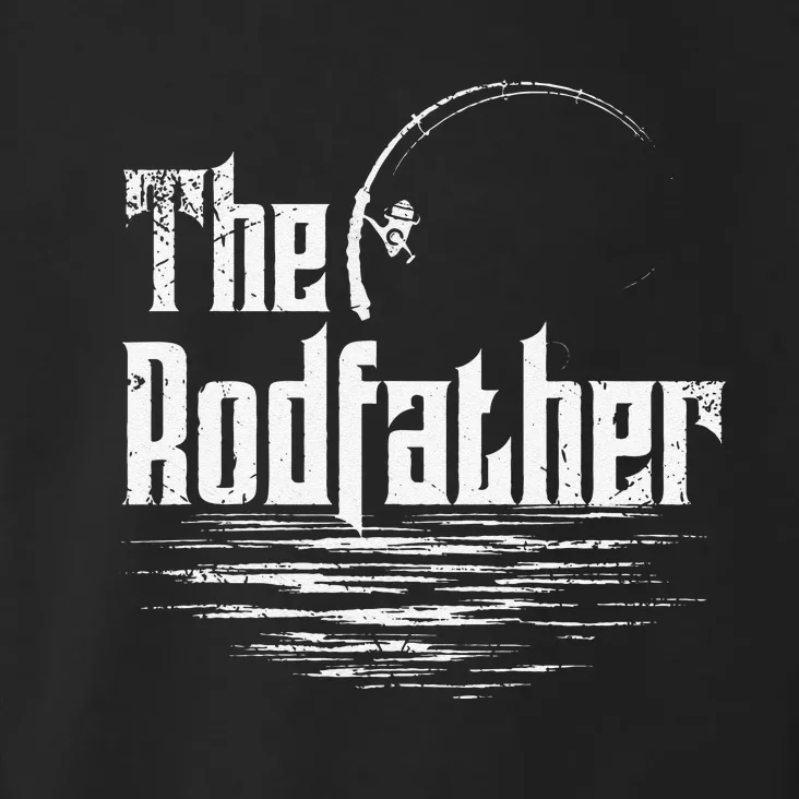 Funny Fishing The Rodfather Toddler Hoodie