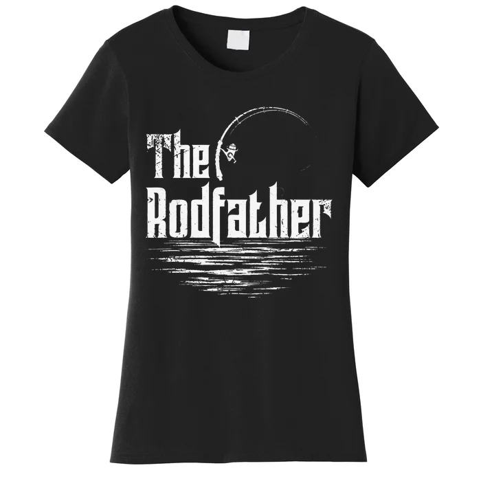 Funny Fishing The Rodfather Women's T-Shirt