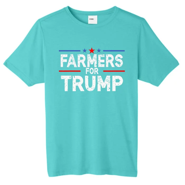 Farmers for Trump 2024 American Election Pro Trump Farmers ChromaSoft Performance T-Shirt