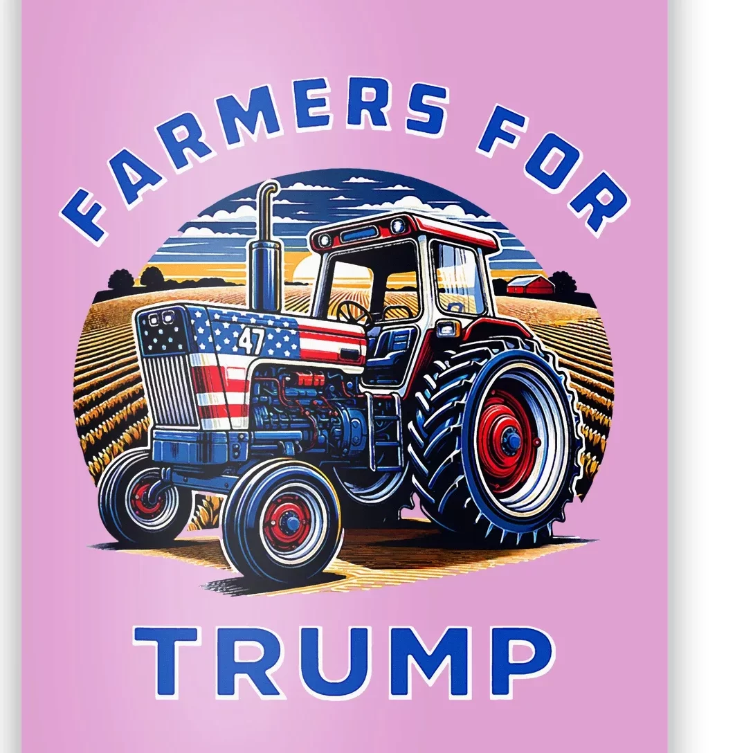 Farmers For Trump Maga 2024 Poster