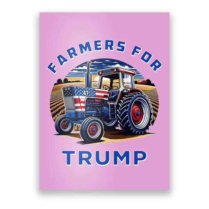 Farmers For Trump Maga 2024 Poster