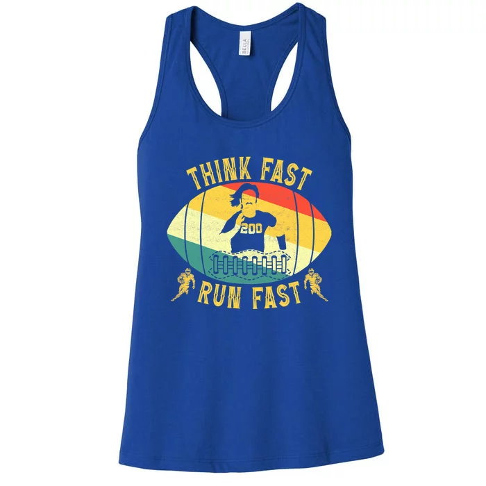 Funny Football Turkey Nap Repeat Thanksgiving Women's Racerback Tank