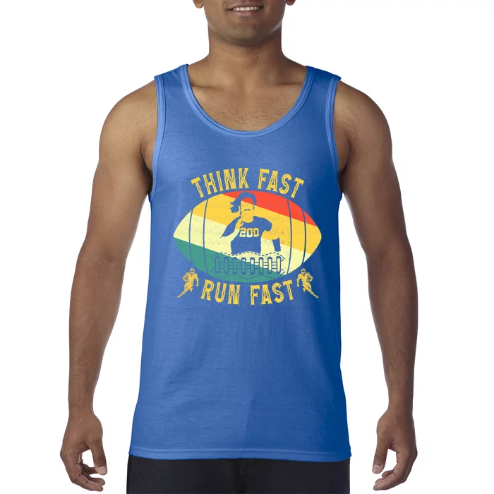 Funny Football Turkey Nap Repeat Thanksgiving Tank Top