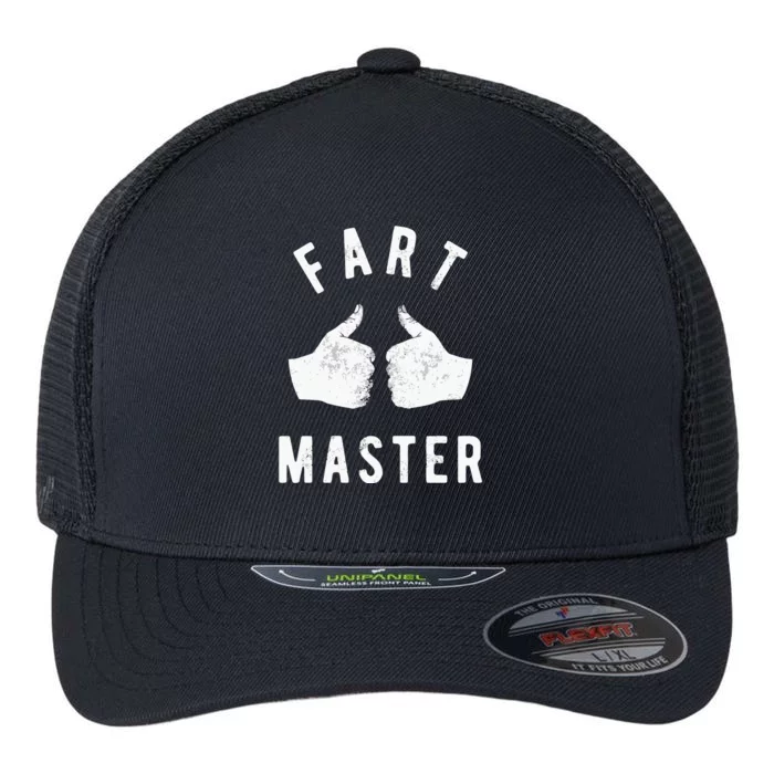 Funny Fart Thumbs Up Toilet Humor Flexfit Unipanel Trucker Cap