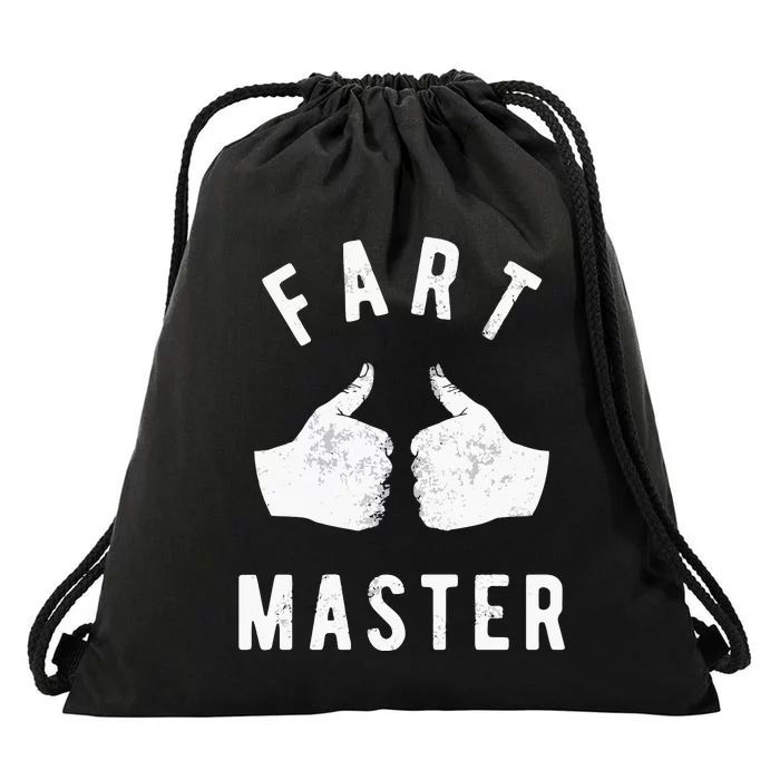 Funny Fart Thumbs Up Toilet Humor Drawstring Bag