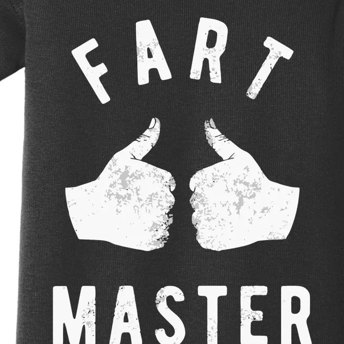 Funny Fart Thumbs Up Toilet Humor Baby Bodysuit