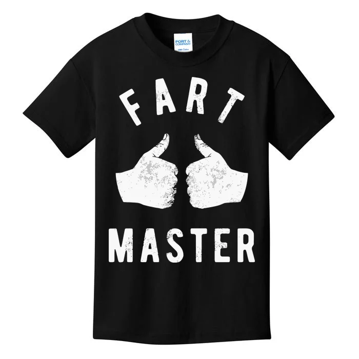 Funny Fart Thumbs Up Toilet Humor Kids T-Shirt