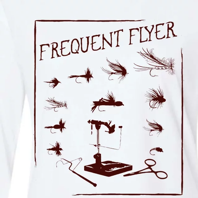 Fly Fishing Tying Funny Fisherman Christmas Fathers Day Gift Short Sleeve Womens Cotton Relaxed Long Sleeve T-Shirt