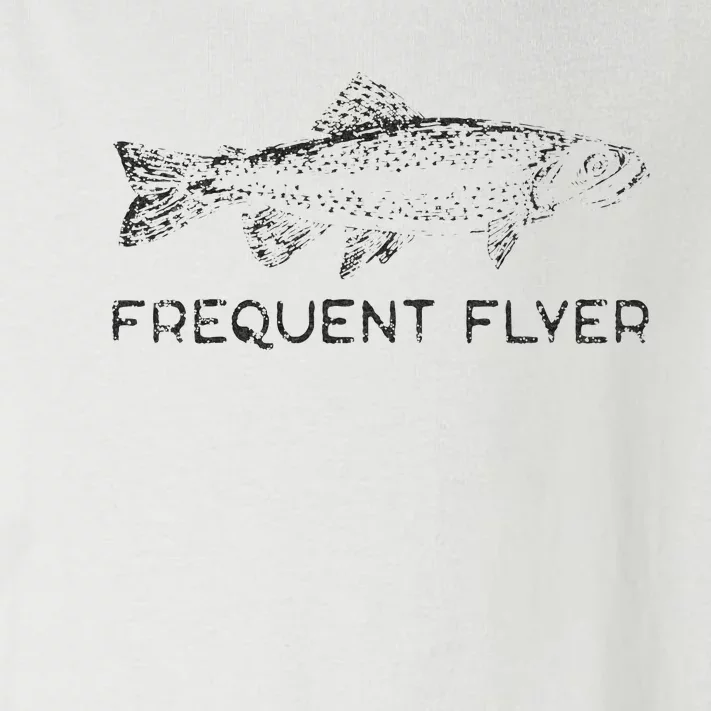 Frequent Flyer Trout Fishing Fly Fishing Toddler Long Sleeve Shirt