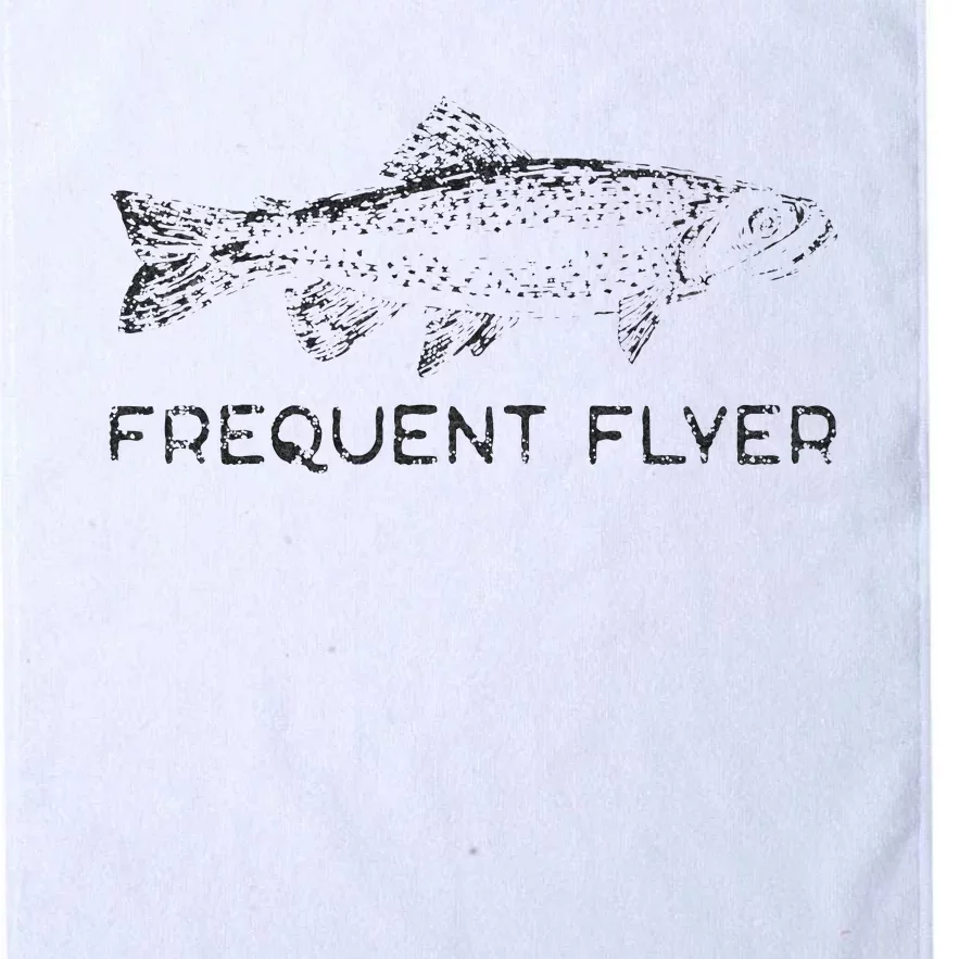 Frequent Flyer Trout Fishing Fly Fishing Platinum Collection Golf Towel