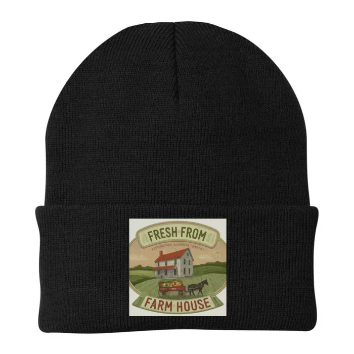 Fresh From The Farm House Knit Cap Winter Beanie