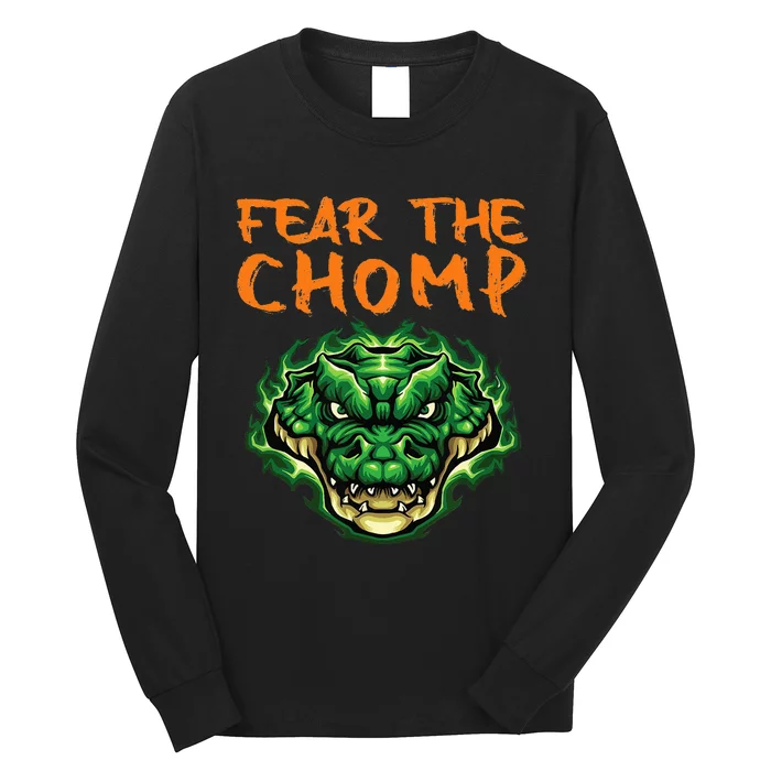 Florida Fear The Chomp Gator For Men And Women Long Sleeve Shirt