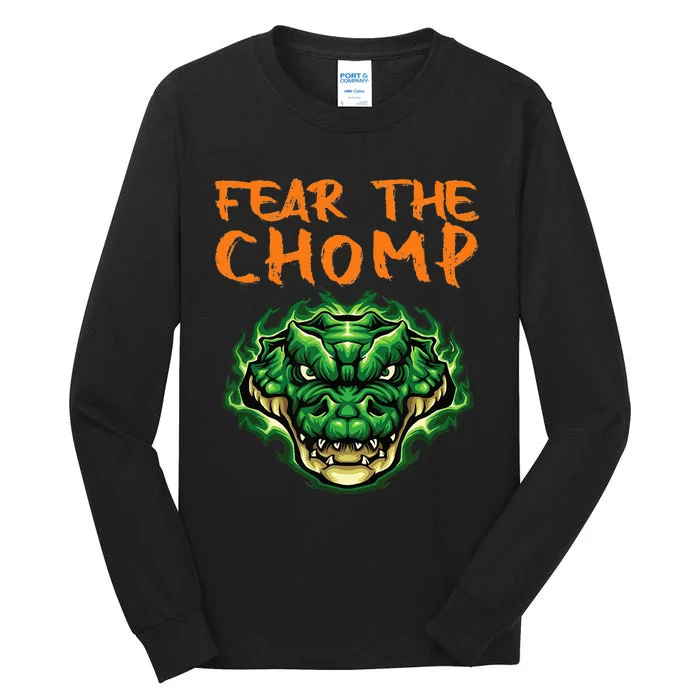 Florida Fear The Chomp Gator For Men And Women Tall Long Sleeve T-Shirt