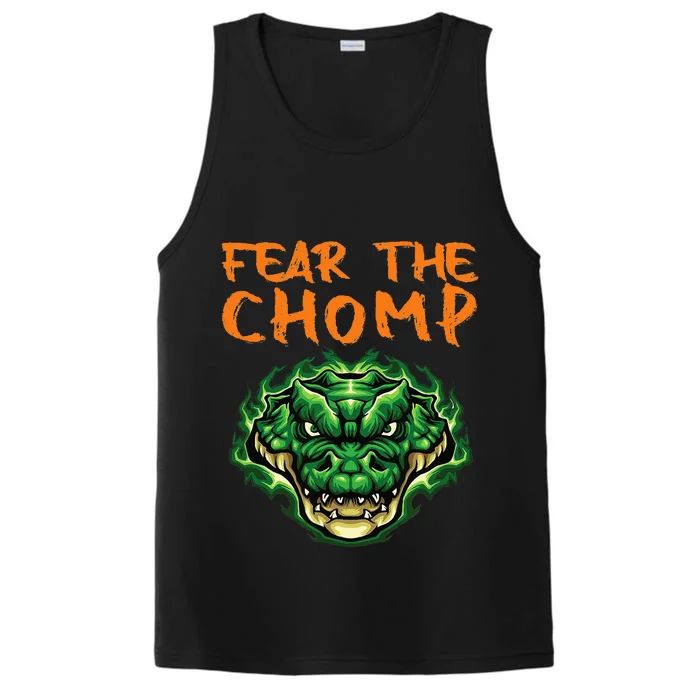 Florida Fear The Chomp Gator For Men And Women Performance Tank