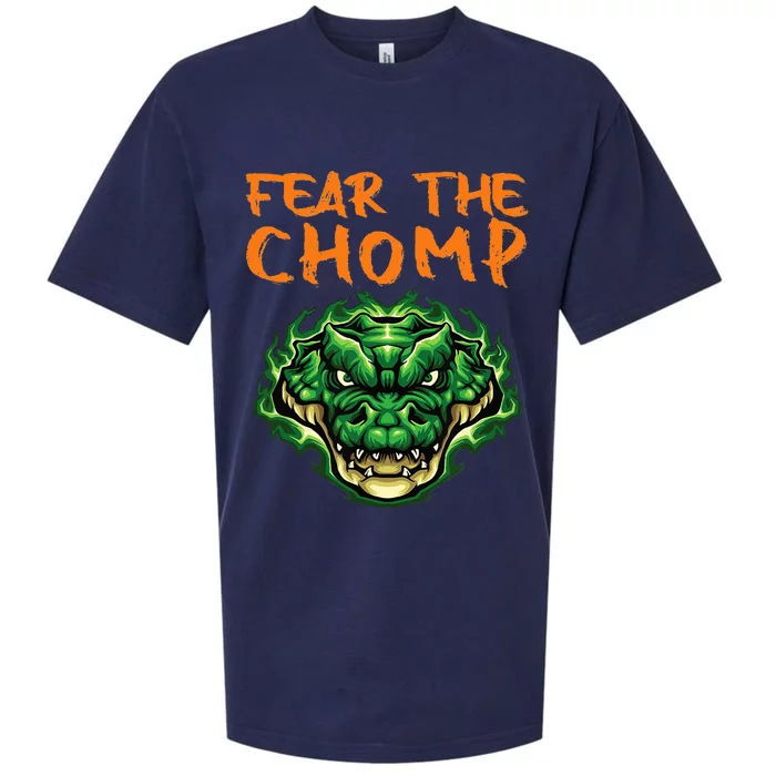 Florida Fear The Chomp Gator For Men And Women Sueded Cloud Jersey T-Shirt