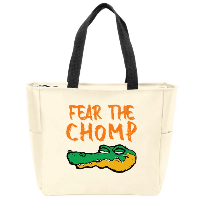 Florida Fear The Chomp Gator Zip Tote Bag