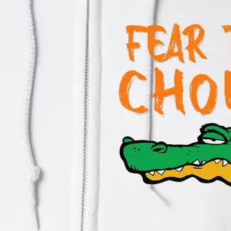 Florida Fear The Chomp Gator Full Zip Hoodie