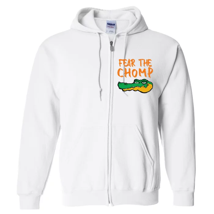 Florida Fear The Chomp Gator Full Zip Hoodie