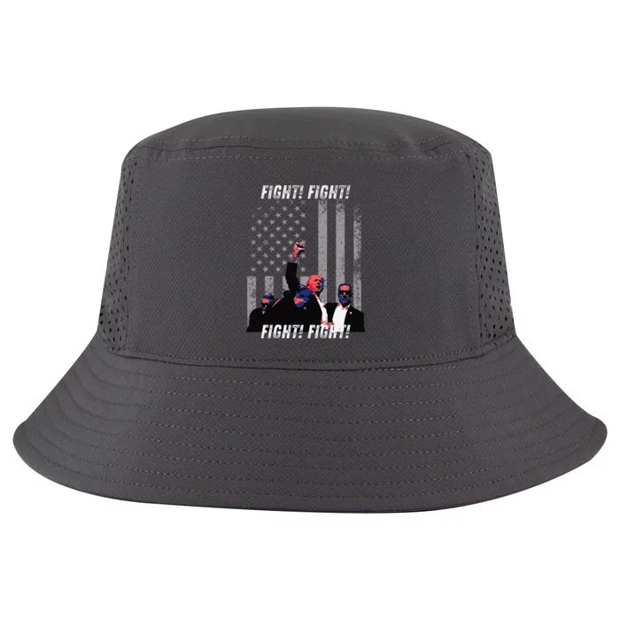 Fight! Fight! Trump Assassination Attempt Cool Comfort Performance Bucket Hat