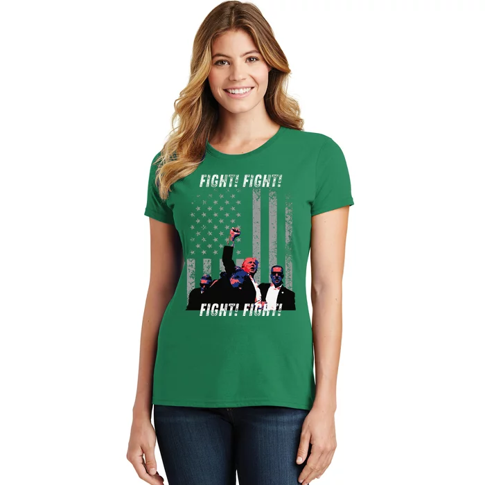 Fight! Fight! Trump Assassination Attempt Women's T-Shirt